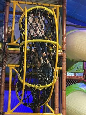 Netted climb