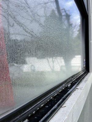 Years of hardwater buildup.