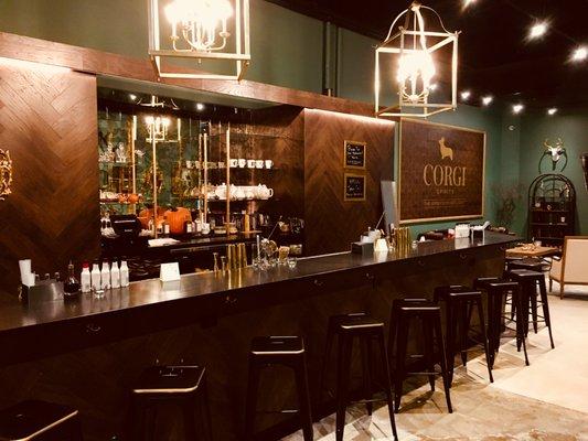 Our lovely tasting room. Come enjoy a cocktail with us!