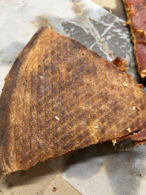 Burnt crust