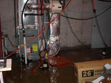 Did this happen to you? we can help you get the water and humidity out before mold occurs.