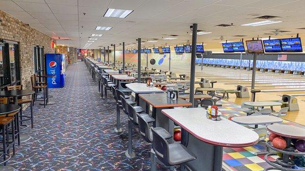 The Mermaid bowling area