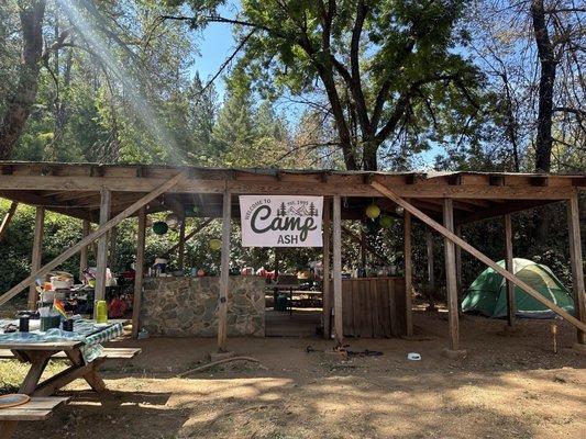 Cabana 10 and 11 group site kitchen