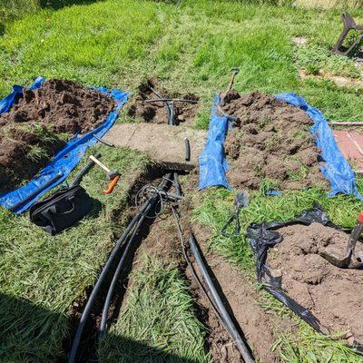 Deeper Roots Sprinklers and Landscape