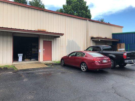 Outside view (looks like they are renovating).