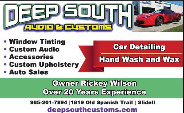 Deep South Audio and Customs