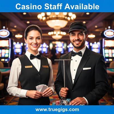 TrueGigs connects you with professional, reliable casino staff ready to deliver an unforgettable experience.