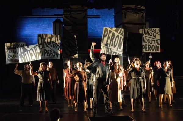 The Algonquin Arts Theatre production of Evita from Fall 2013.