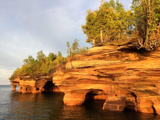 Sea Caves toward sunset.
