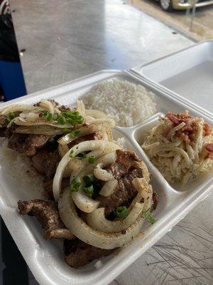 Steak plate was awesome