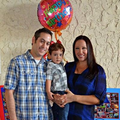 Eric Transue and family for Son's birthday in Bixby Knolls, Long Beach CA.