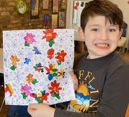 Firelei Baez inspired this beautiful painting.