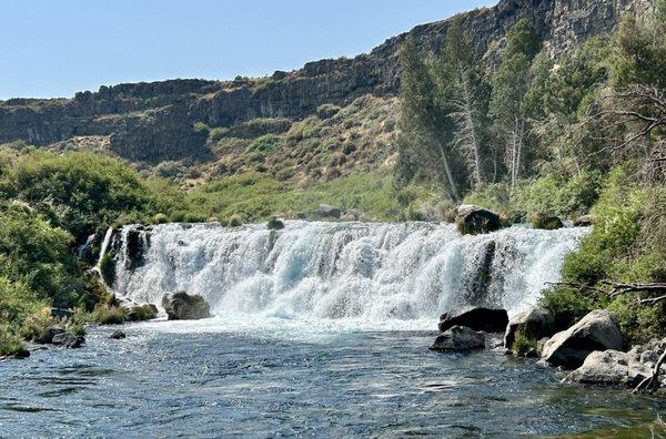 This is Box Canyon Springs, a 20 foot waterfall on the Snake River.