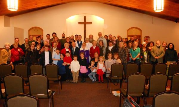 1st worship service Dec. 22,2013