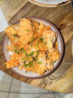 Prawns and cauliflower.....delicious