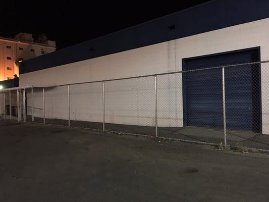 Where we parked, no signs and they claimed its a fire hazard. Legally it should be labeled or marked with red or yellow.