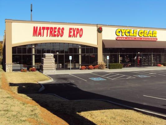 Next to Cycle Gear and Puleo's Grill at the intersection of Cedar Bluff with N Peters Rd.