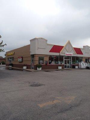 Easy and convienent. This place has everything. Car wash good prices on items in store and a laundry mat in the back.