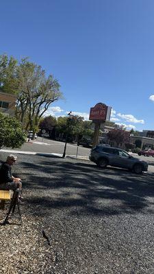 Aunt B's on the corner