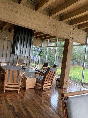 Hearth relaxation room