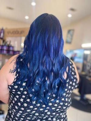 From red to purple to this magnetic Blue! Mireya is the best!!