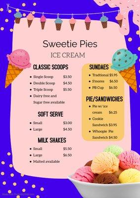 Sweetie Pies Ice Cream