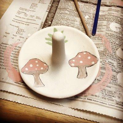 Before glazing