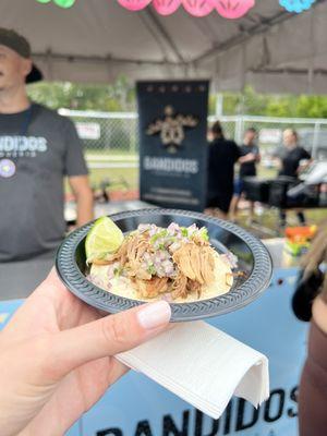 Pork Carnitas by Bandidos Taqueria