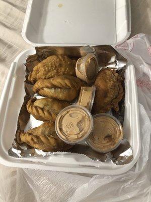 What I received, Beef Empanadas