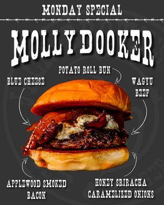Jack Brown's Monday Special Burger - Mollydooker