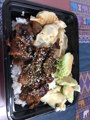 Beef bento