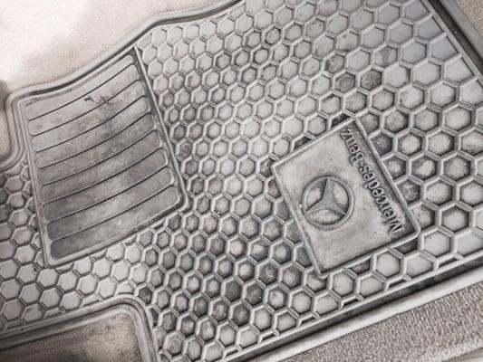 Didn't bother to vaccume floor mats are filthy