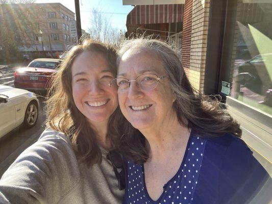 After hair and nail services