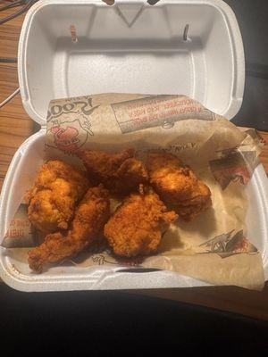5 piece boneless wings (Nashville Hot Dry)