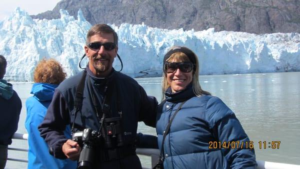 Guests at the majestic glaciers!