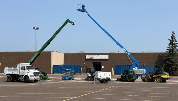 Some of our equipment for rent