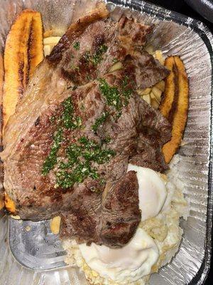 Bistec Bistek a lo Pobre