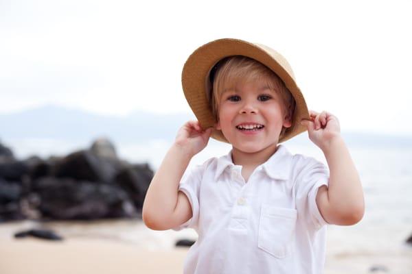 Candid Maui Family Portrait.