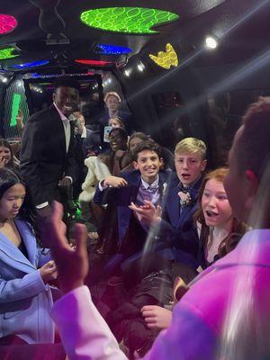 Luxury Lit Limousine