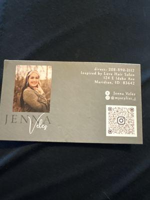 Where Jenna works now.