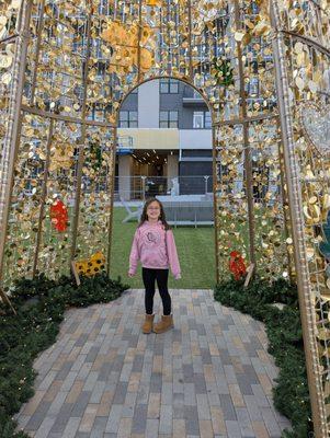 Josephine finds another place to have her picture taken.