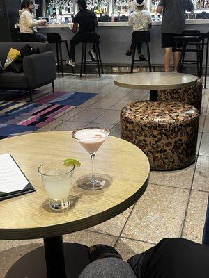 Inside of the lounge area