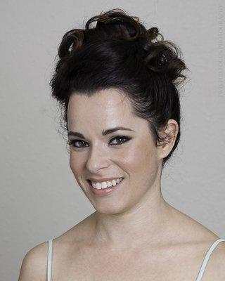 Event makeup and updo