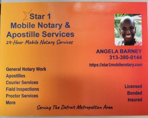 Star 1 Mobile Notary & Apostille Services