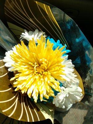 Flowers from the flower section.