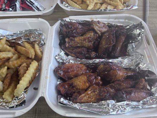 Calypso & Honey BBQ wings