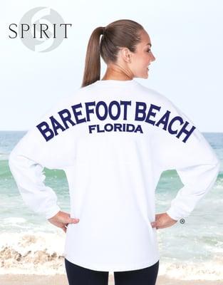 Spirit Football Jersey of Barefoot Beach in Florida