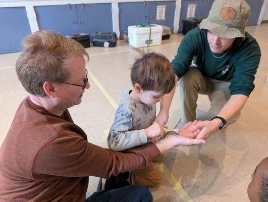 A visit from Animal Adventures is always an exciting day.