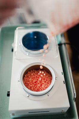 We use biodegradable wax that is good for the environment and your skin is less red and more hydrated.