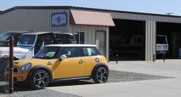 Outside of Autowerx Repair Shop and Used Car Sales!